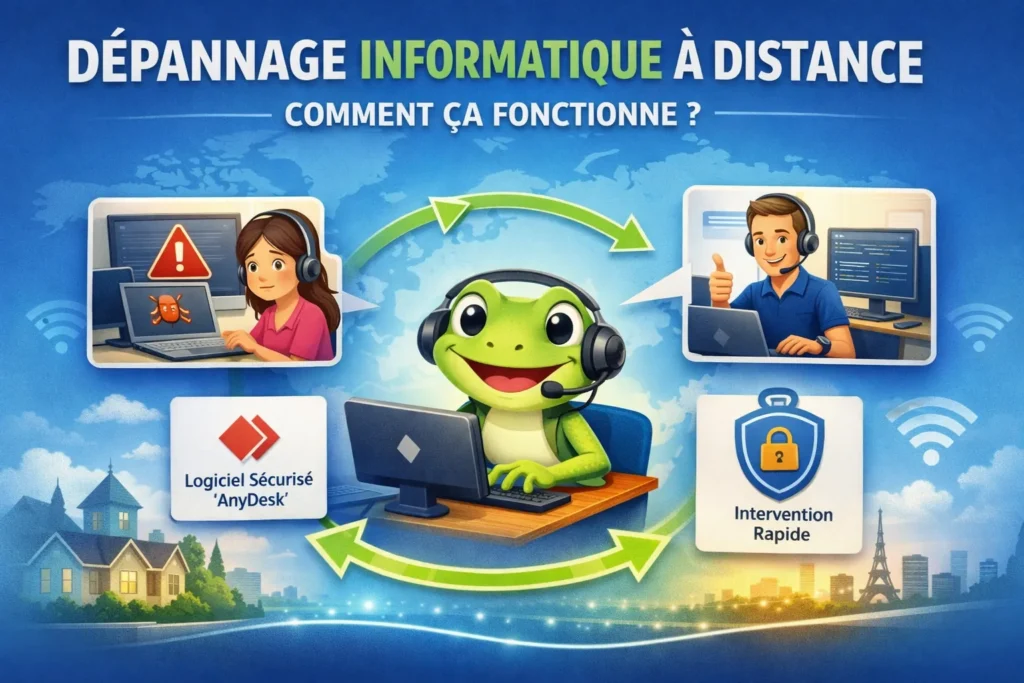Dépannage informatique à distance : comment ça fonctionne ?