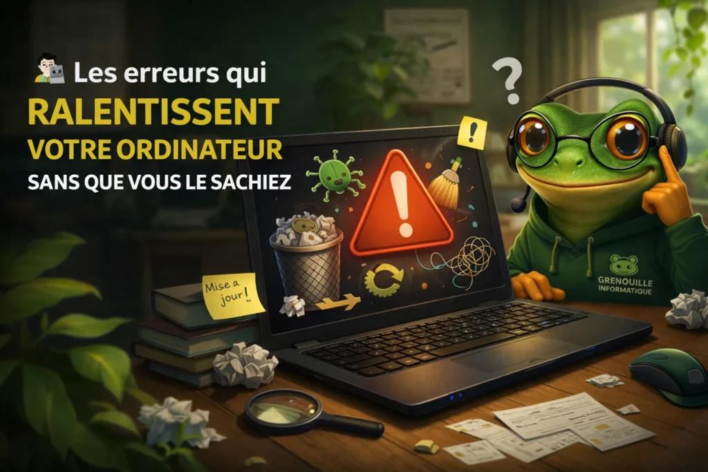 Les erreurs qui ralentissent l'ordinateur