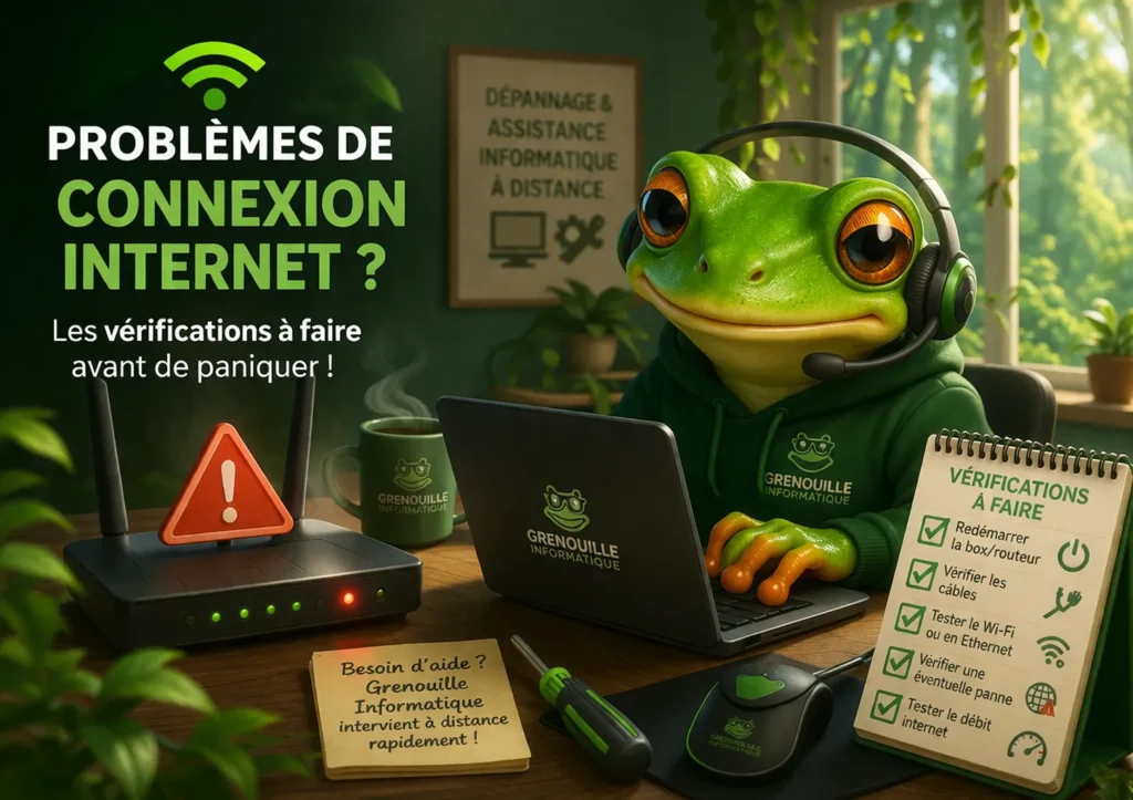 Problèmes de connexion internet