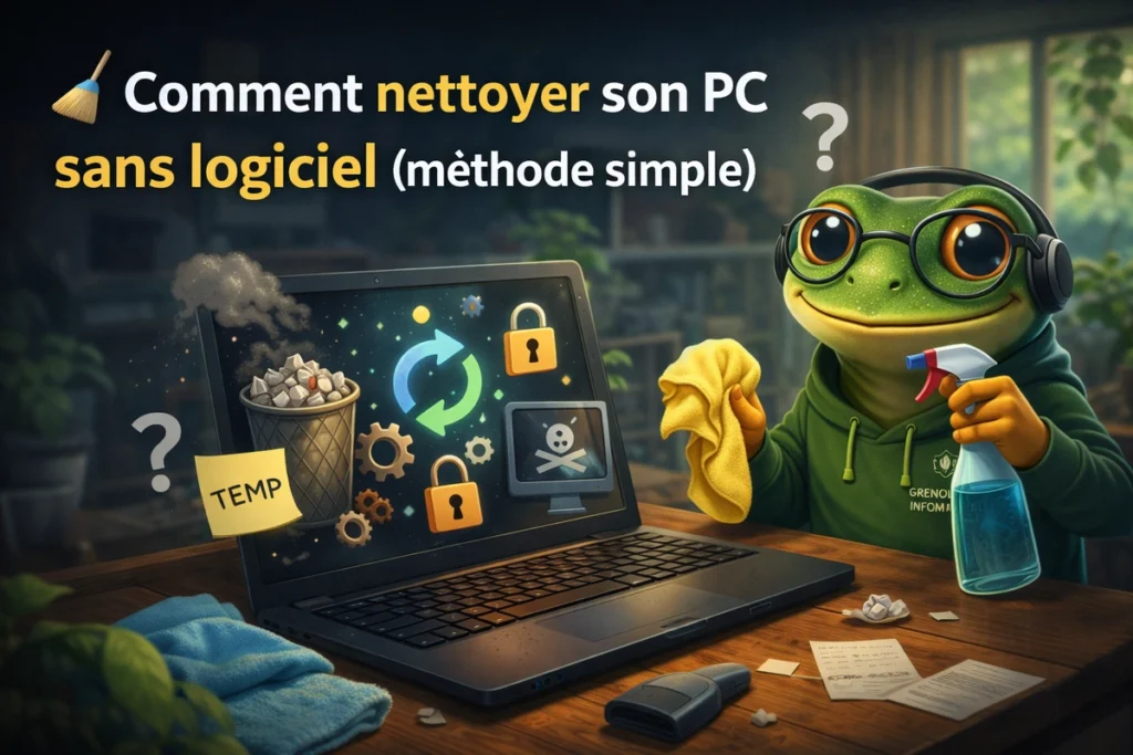 Comment nettoyer son PC sans logiciel (méthode simple)